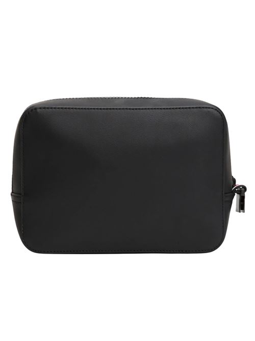 Pochette nera in pelle Tommy Hilfiger | AM0AM13527BDS
